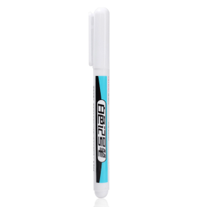 White Paint Pen Marker Pen comes in sizes of 0.7~2.5mm and is Waterproof Permanent Oily Pens used for Wood Rock Plastic Leather Glass Stone Metal Canvas Ceramic and Deep Hole Marker.