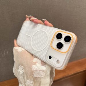 SENSE Honeycomb Cooling Magnetic Hard Case Heat Dissipation Shockproof Case for iPhone 17 16 15 14 13 12 Pro Max Air