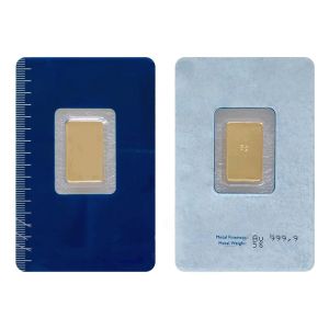 【discount store】Non-Magnetic Gold Plated Metal Bar 2.5g 5g 20g 1oz Sealed Pack High Quality Metal Craft Collectibles Business Gift Souvenir Deco
