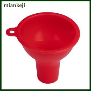 miankeji Dụng cụ nhà bếp bằng silicon 8cm Phễu lọc miệng rộng Phễu đóng hộp