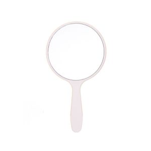 JOYPICKS Small Makeup Mirror DIY Handheld Portable Mirror Cute Anti-fall Round Handheld Mirror Women