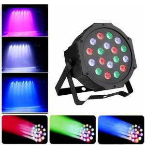 LAMPU SOROT DISCO 18 LED LAMPU TIKTOK LAMPU DISKOTIK SOROT RGB 18 MATA LAMPU PANGGUNG AC 220 VOLT
