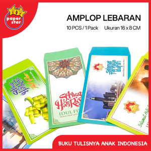 Amplop Lebaran Paperstar - Motif Islami