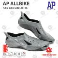 Sepatu Bikers AP ALLBIKE AP Boots Abu Fashion Lokal Karet Anti Air&Slip Ringan Sepeda Motor Touring. 