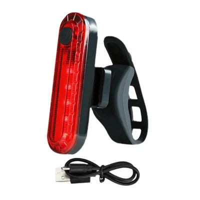 Rear Bike Tail Light USB Type-C Rechargeable Red Ultra Bright Taillights Fit On Bicycle Easy to Install for Cycling Safety