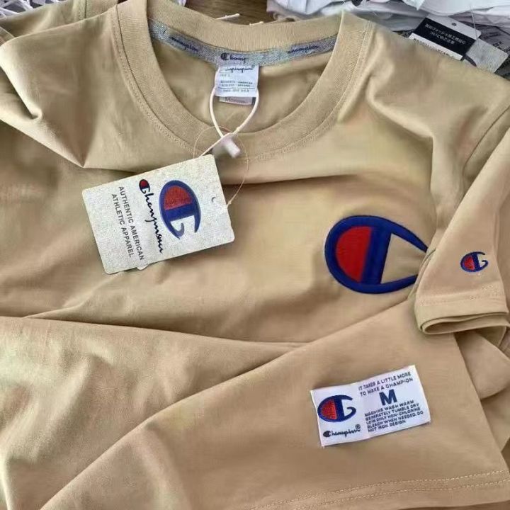 New champion big C embroidered heavyweight pure cotton short