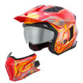 Gille Helmet YM-926 SQUADRON HANYA Motorcycle Helmets Modular Full Face Convertible Half Face. 