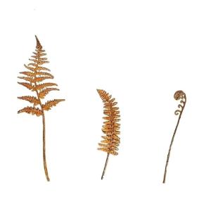Decorative Rusted Leaves Statue Stake for Rusty Garden Parterre Decors Photo Props Lovely Figurines