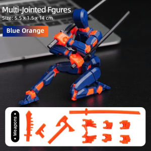 Wonderful Toys 3D Printed Action Figure Decompressio Multi-Jointed Movable Figures Toys Printed Lucky 13 Dummy Customized Mechanical Style