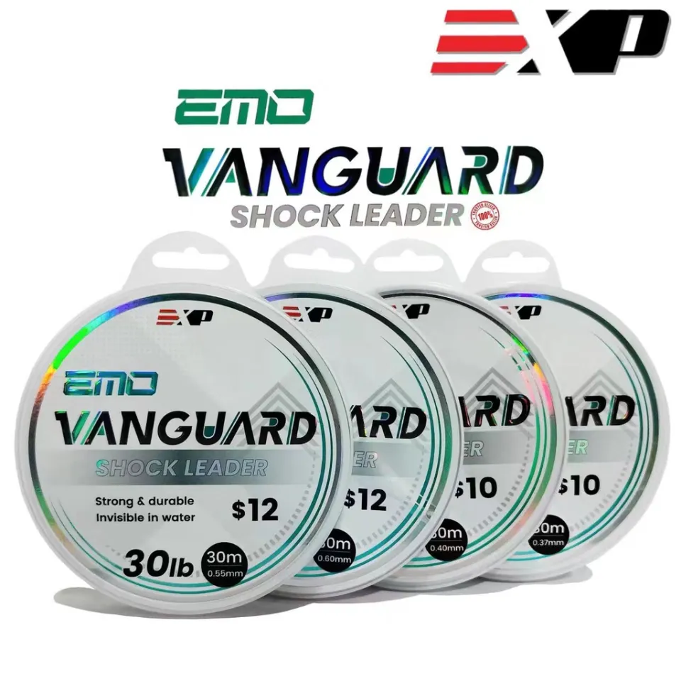 EXP EMO VANGUARD Shock Leader [15LB-80LB] Camo-Pink Tali Leader