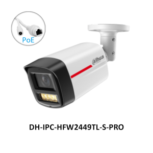 Dahua 4MP & 2MP WizColor Bullet Network Camera WizSense AI IP67 PoE Built-in Mic | DH‑IPC‑HFW2449TL‑S‑PRO DH‑IPC‑HFW2249TL‑S‑PRO
