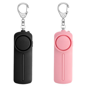 muduan Women Protection Device Personal Alarm Keychain 130dB Child Anti-lost Emergency Alert Whistle with LED Light