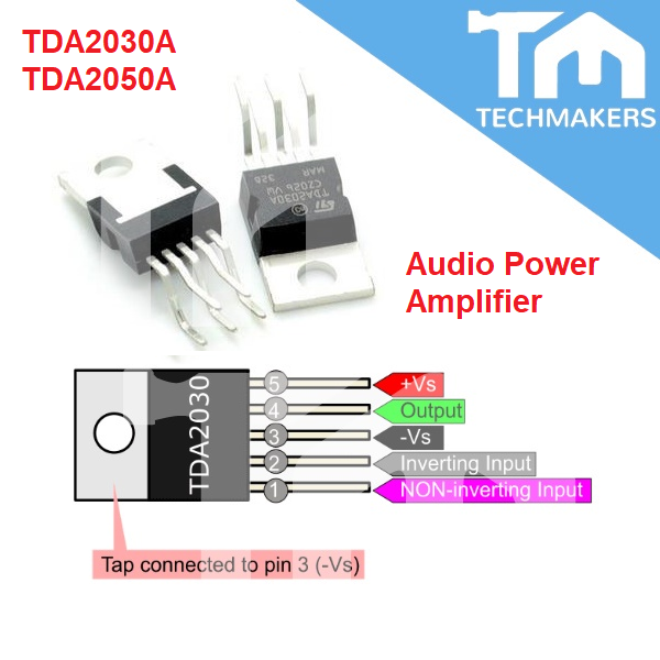 TDA2030A TDA2050A TDA2003A Audio Power Amplifier IC TDA2030 TDA2050