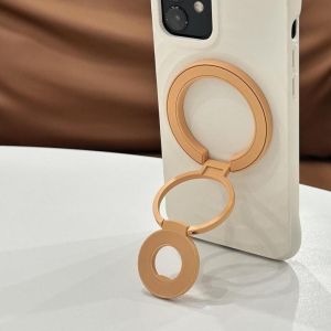 for Magsafe Bracket Stand for Phone Double Sided Magnetic Ring Holder Folding 360° Rotating Cellphones Back Sticker Universal