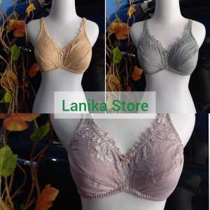 BRA/BH TANPA KAWAT DAN TANPA BUSA BH DEWASA REMAJA SIZE 34/36/38/40/42 BAHAN HYGET + BRUKAT CANTIK