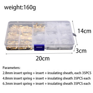 315 Pcs Terminal Soket/Konektor Kabel Terminal/Connector Splice Wire Crimp Terminals