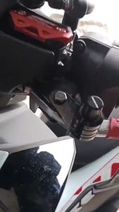 Motorcycle Brake Lever Lock Parking Brake Switch CNC Aluminum For Yamaha Nmax 155 V1 V2 V3