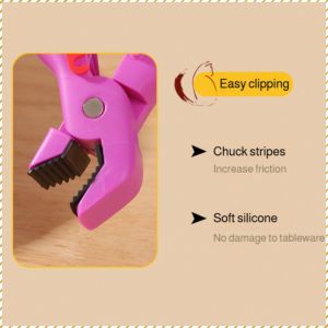 Anti-scalding Clip Bowl Holder Rich Color Choices Thickened Silicone Material Bottle Opener Cute and Interesting Styling