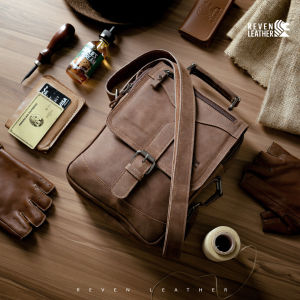 Tas Selempang Pria REVEN STEINER SLING BAG Slingbag Cowok Kulit Sapi 100% Distro Keren Murah Terbaru