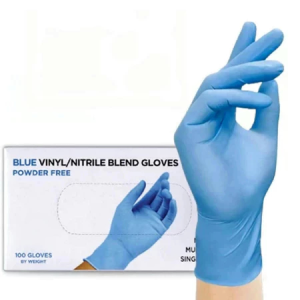 [Hộp 100 chiếc ] Bao Tay Cao Su Y Tế Không Bột Nitrile Găng tay an toàn thực phẩm Găng tay cao su bền bỉ chống mài mòn