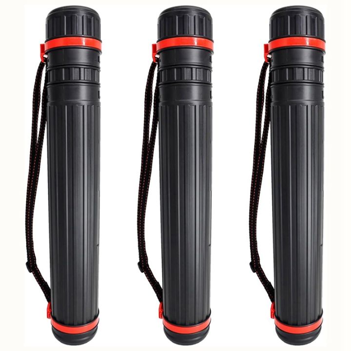 3 Piece Poster TubeTelescoping Blueprint Holder PE Plastic Art Tube