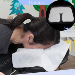 Tumato หมอนหนุนผ้าขนหนู Non-woven pillow Paper Beauty Spa Salon Bed Table COVER