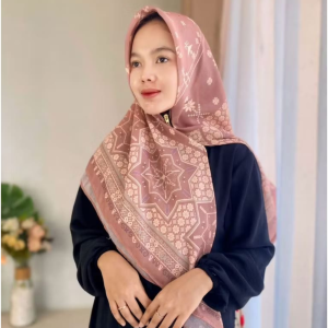 kerudung segitiga instan hijab zipper resleting premium