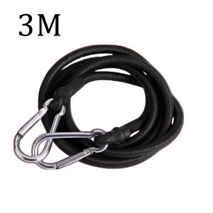 3M Bungee Cord Elastic Tie Strap High Elastic Cycling Luggage Packing Ropes With Buckle For Outdoor