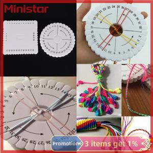 Ministar Round Square Handmade Beading Cord Disk Braiding Plate DIY Braided Braided Rope