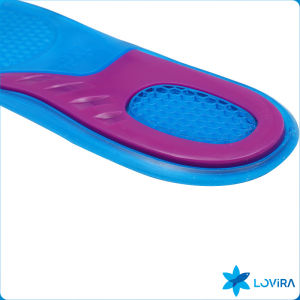 LoviRa Elastic silicone orthopedic sports running insole Massage insole blue