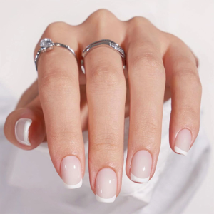 Nhấn vào móng tay omber keo trên giả Acrylic móng tay Bộ dụng cụ Nail tái sử dụng UV kết thúc bọc hoàn toàn dính trên móng tay cho phụ nữ Quà Tặng