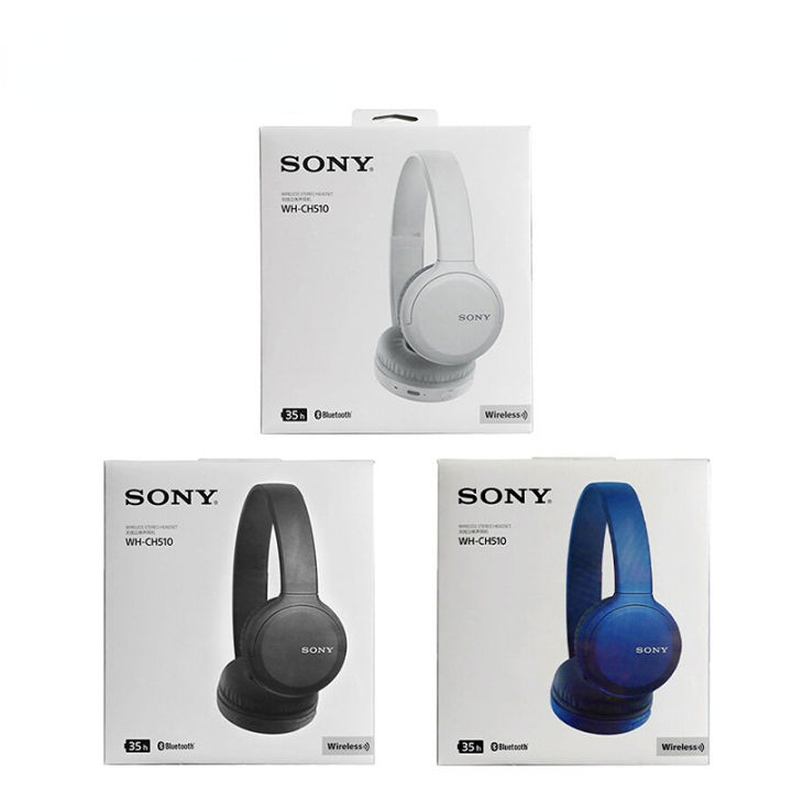 Sony WH-CH520 Wireless Headphones Wireless Bluetooth On-Ear Headset ...