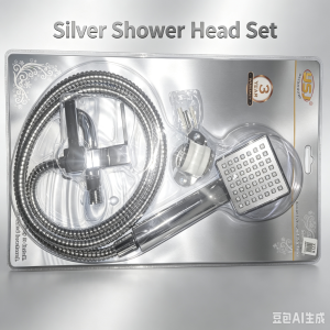 "PRETTY ME.SHOP" ( #2219 ) STAINLESS STEEL BATHROOM SHOWER SET WITH FAUCET