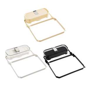 Suction Cup Sink Strainer Rack Folding Kitchen Sink Strainer with 100Pcs Filter Mesh Bags Sink Filter Holder Enduring