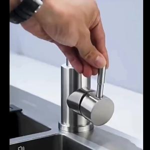 Stainless Steel Kitchen Sink Faucet Universal Flexible Hot Cold Kitchen Mixer Tap Deck Mounted Bathroom Kitchen Tap