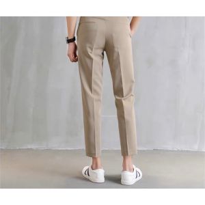 กางเกงขายาว กางเกงขาเต่อ กางเกวสแล็คยาว5ส่วน ราคาถูกที่สุด ใส่ได้ทุกเพศ  (ผ้าบางไม่หนา)K1458