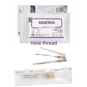 MINERVA 19g*38MM 19g*60mm PDO thread pcl face lifting Korea absorbable nosethread Lift  pdo pcl 20pcs