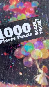 [SG Seller]Cartoon Balloon Jigsaw Puzzle Velvet Puzzle 1000 Pieces  Puzzle Childrens Birthday Gift  Stress Relief Toy