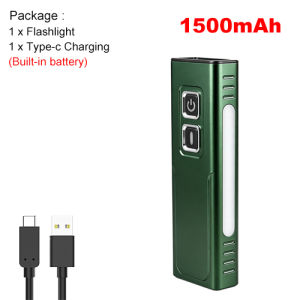Asafee X739 Đèn pin EDC đa chức năng Ánh sáng UV Clip có thể sạc lại Ngọn đuốc di động để kiểm tra cắm trại khẩn cấp