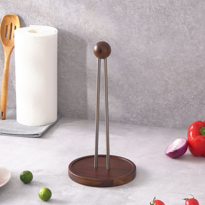 TGM Modern Acacia Kitchen Paper Towel Holder Lazada PH