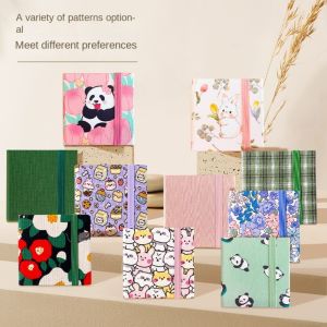 SDFBN สีสันสดใส หนังสือสีน้ำผ้าขนาดเล็ก ดอกไม้ประดับดอกไม้ แผ่นกระดาษรอง หนังสือภาพวาดสีน้ำขนาดเล็ก สมุดสเก็ตช์ภาพ สี่เหลี่ยมสี่เหลี่ยม สมุดสเก็ตช์สีน้ำ การเดินทางการเดินทาง