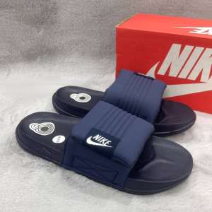 Mens Casual Fashion Slippers Strong Velcro Washable Small Sizes shoe box
