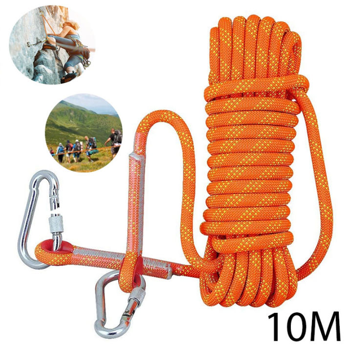 Climbing Rope 003-10M Climbing / hiking rope safety rescue utility rope(MULTICOLOR)