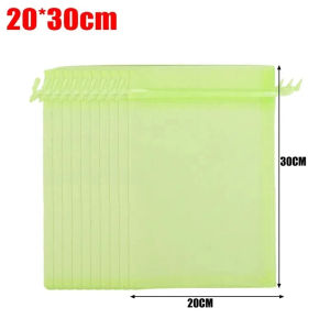 200PCS Fruit Protection Bags Plant Grow Netting Bag with Drawstring Insect-proof Anti-Bird Mesh Bag Gauze Pouch Vegetable Cover