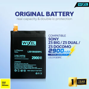 WIXEL Baterai Sony Xperia Z5 Dual Z5 Big Z5 Docomo E6603 E6653 E6633 E6683 LIS1593ERPC AU SOV32 SO-01H SO01H Batre Batrai Double Power Original Ori