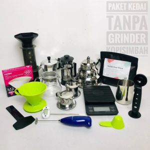 Pelengkap Paket Usaha KEDAI Kopi ManualBrew Alat Seduh Kopi Manual Brew