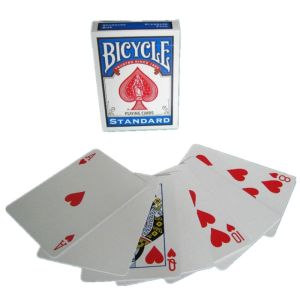 Bicycle Blank Back Standard Face Playing Cards Gaff Deck Poker Size Special Props Magic Tricks for Magician