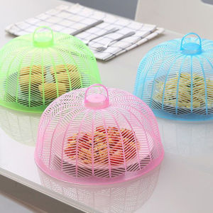 Oneapplepie ฝาครอบอาหารฝาชีเครื่องป้องกันอาหารตาข่ายอเนกประสงค์แบบพกพาต้านทานอย่างแข็งแรงกันยุงบินฝาครอบอาหารขนาดเล็กใช้ในครัวเรือนทนทานต่อการสึกหรอ