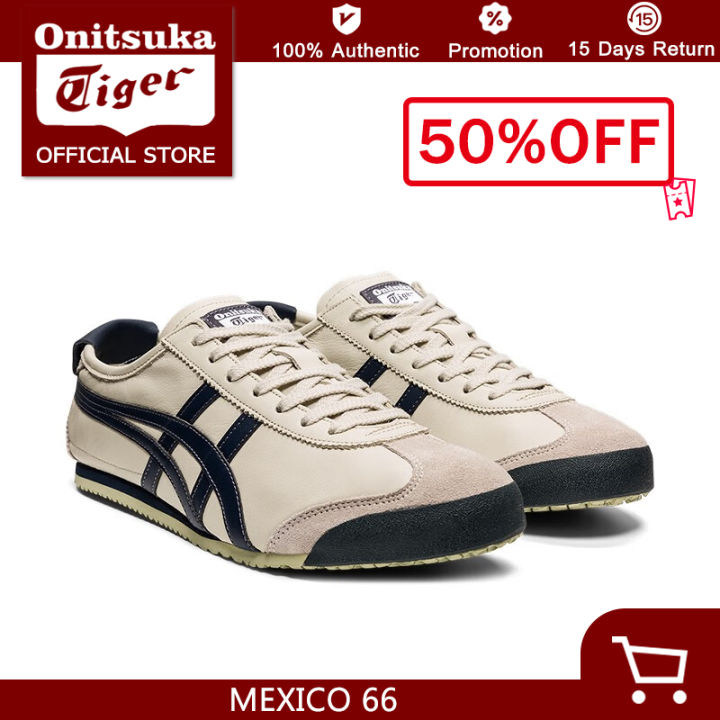 ONITSUKA TIGER MEXICO 66 Men Women Retro Navy Blue Sneakers Couple Sports Unisex Shoes DL408 Lazada PH