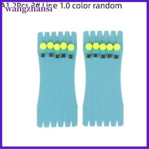 wangzhansi 2 Bộ thiết bị câu cá tóc Giàn móc pesca sẵn sàng thực hiện Cá Chép câu cá móc kích thước 3 #4 #5 #6 #7 # cá chép giàn câu cá thu hút câu cá giải quyết